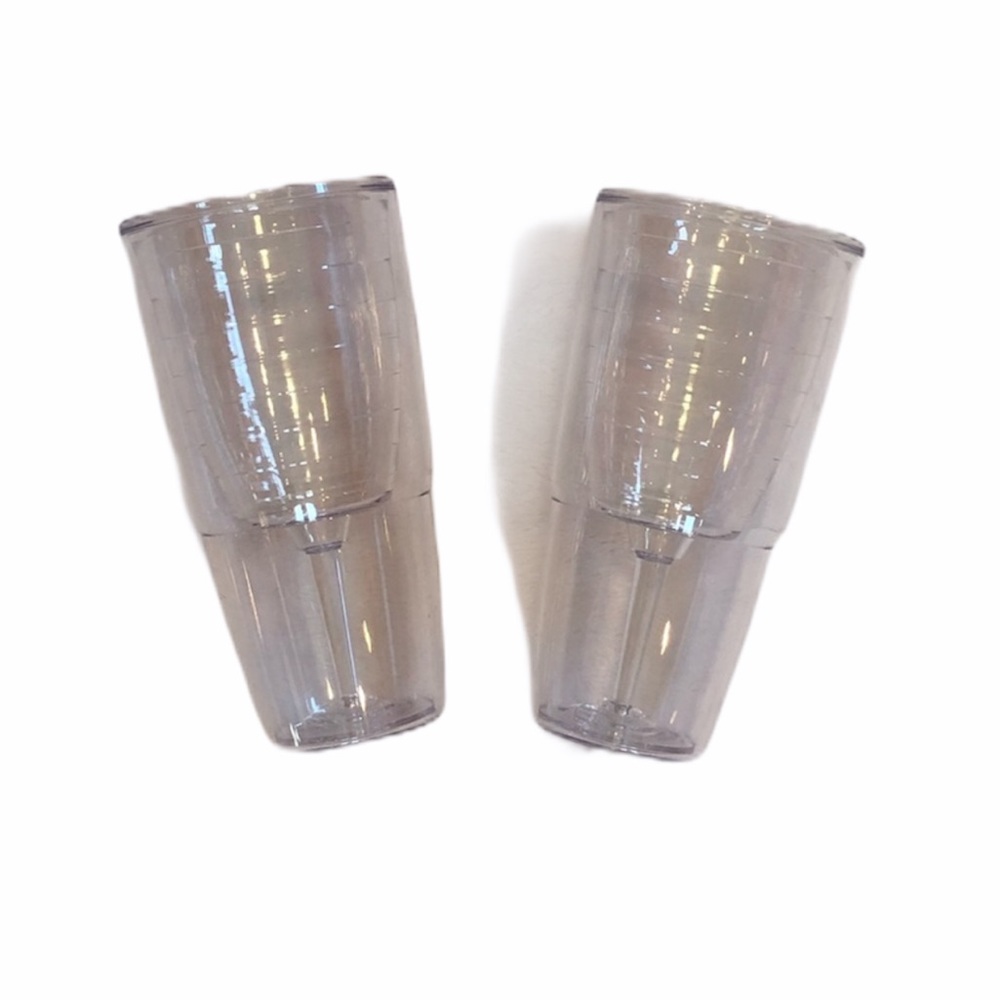 2/$20🌺 2 Tervis Wine Tumbler 16oz Enclosed Goblet